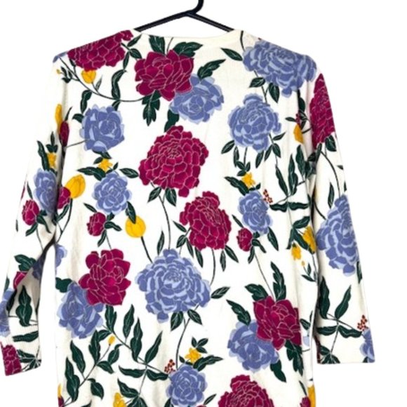 Merona 3/4-Sleeve Floral Cardigan - Picture 2 of 6